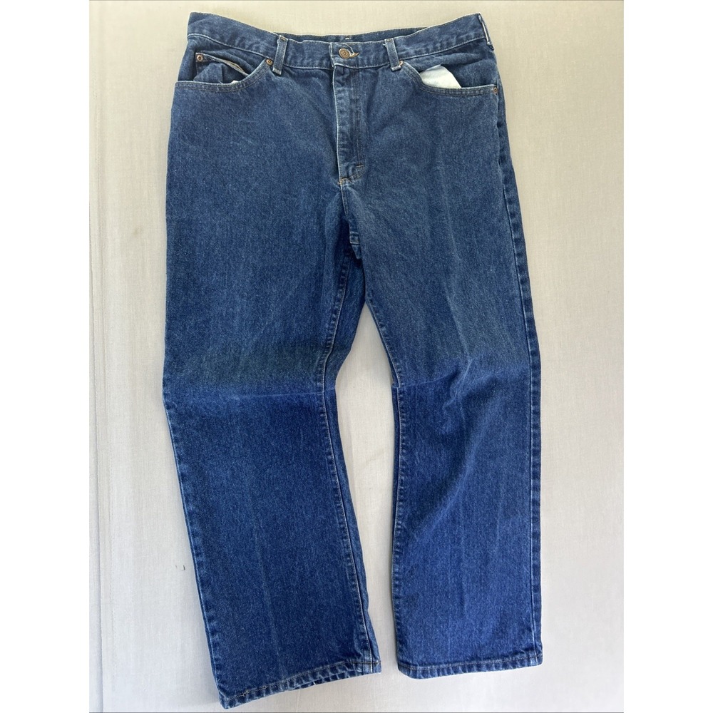 Vintage Lee Riders Jeans Mens 38x30 Union Made In USA Blue Denim Workwear